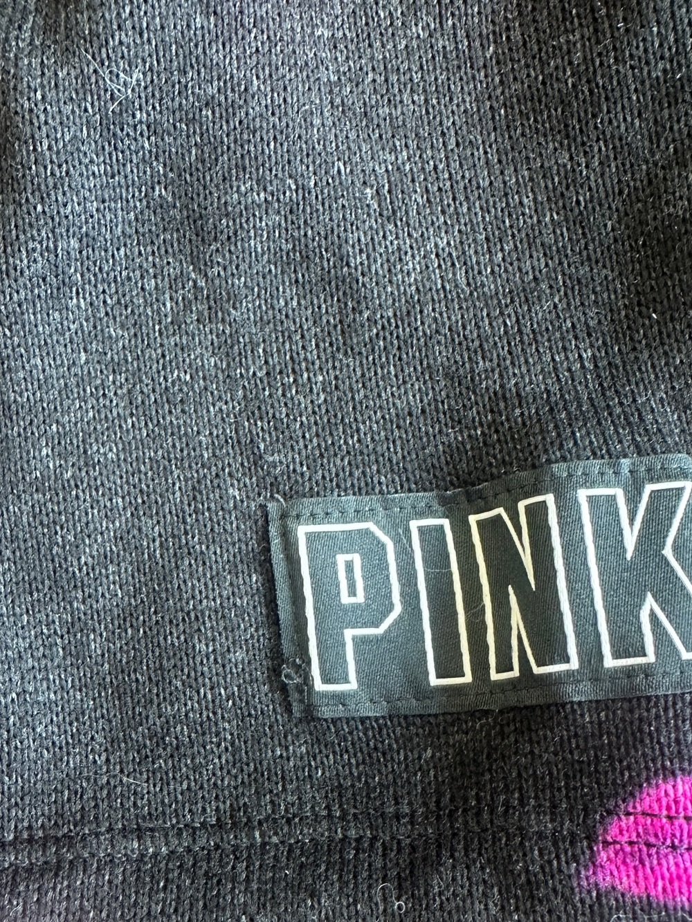 PINK Victoria’s Secret Floral Cropped Hoodie, Size Medium - Picture 9 of 9